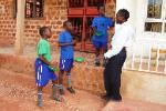 Visiting with primary school girls