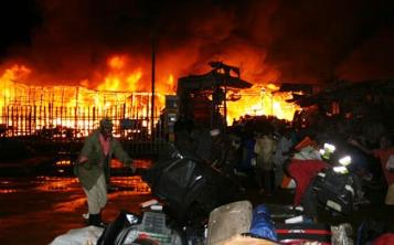 Owino Market Fire, Kampala, Uganda - February 2009